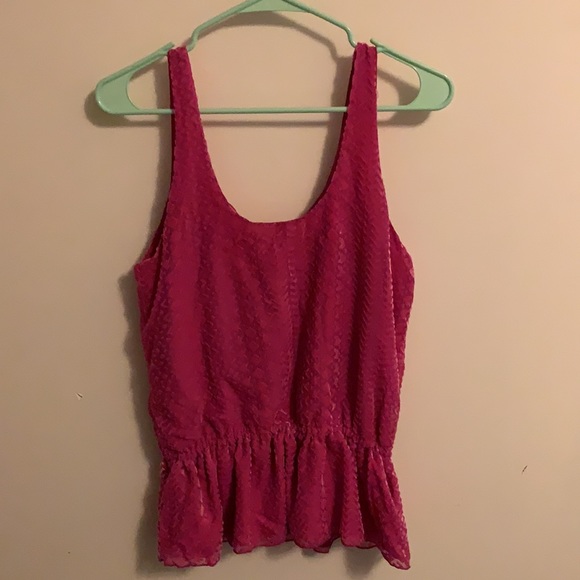 Pink Peplum Tank 💖 - Picture 4 of 6